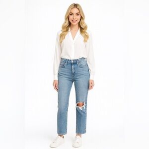 Re/Done 70s Stove Pipe Jeans Size 25 Color Blue